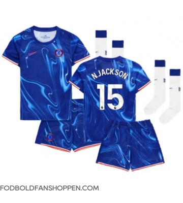Chelsea Nicolas Jackson #15 Hjemmebanetrøje Børn 2024-25 Kortærmet (+ Korte bukser)